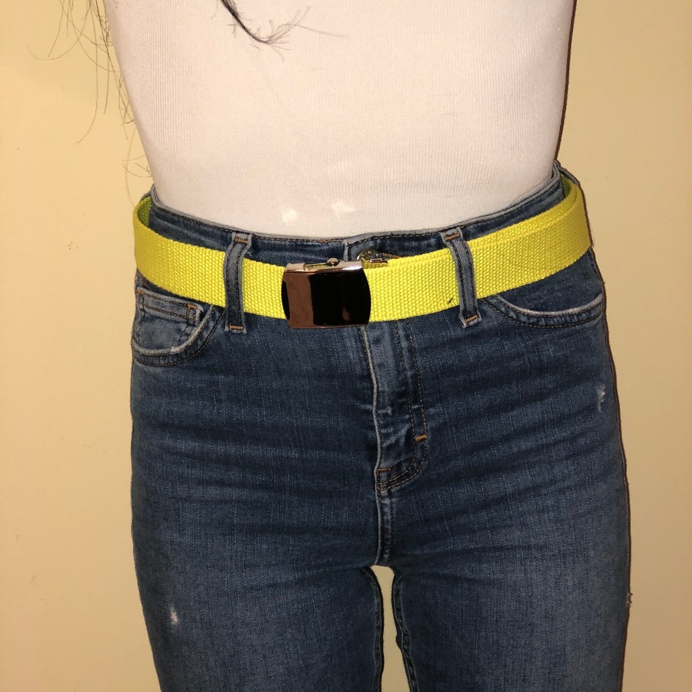 American Apparel Belt Neon Green